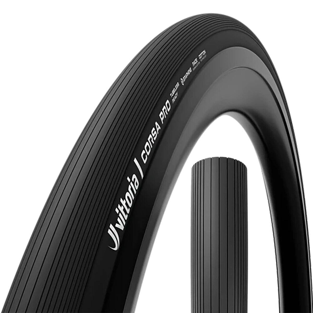 Vittoria | Corsa Pro 700C Tire | Black | 700X30, Tubeless-Ready