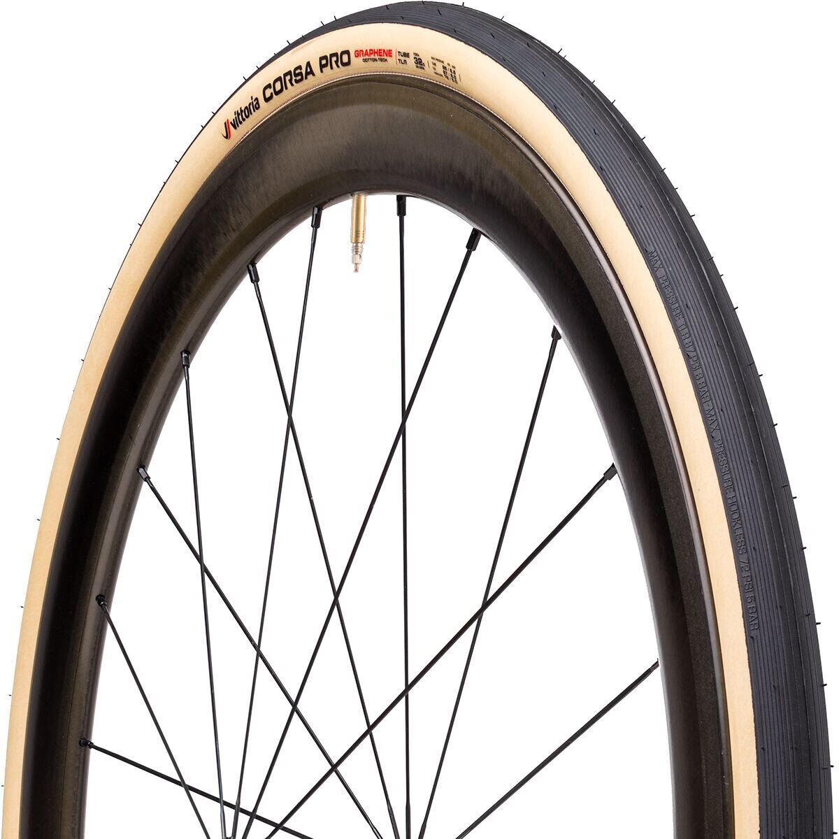 Vittoria Corsa Pro G2.0 TLR Tire Tan/Black/Black, 700x28