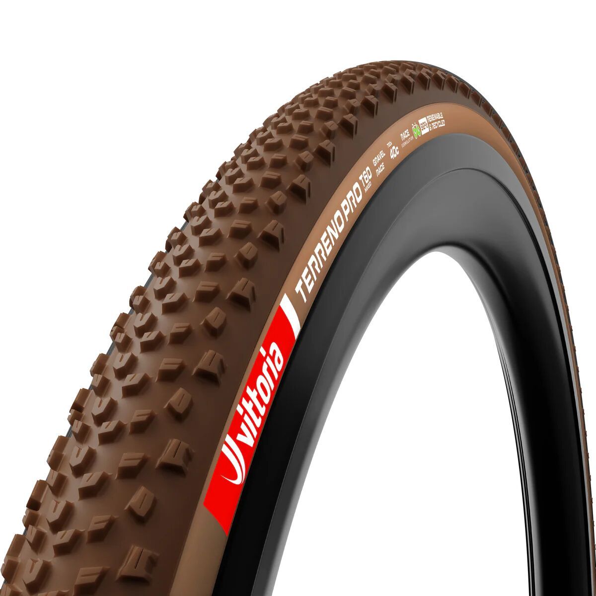 Vittoria Vittoria Terreno Pro T60 mixed Race Tubeless Tire Natural Brown, 700x35