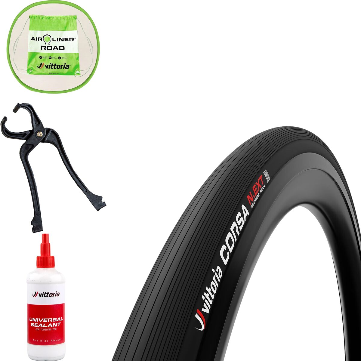 Vittoria Corsa N.EXT G2.0 TLR Tubeless Tire Set - Components