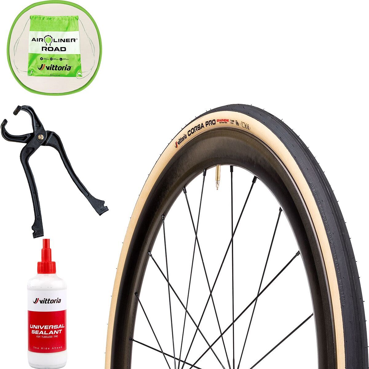 Vittoria Corsa Pro G2.0 TLR Tire Package - Components
