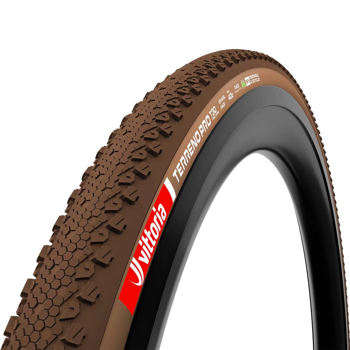 Vittoria Vittoria Terreno Pro T30 Gravel Race TLR Tire Natural Brown, 700x35