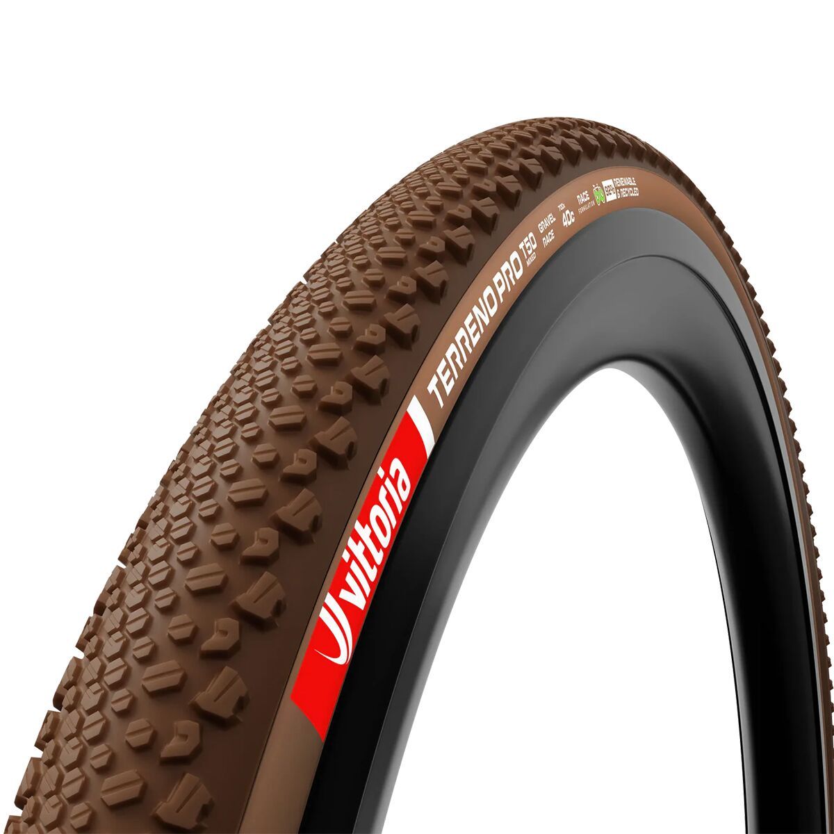 Vittoria Vittoria Terreno Pro T50 Gravel Race TLR Tire Natural Brown, 700x45