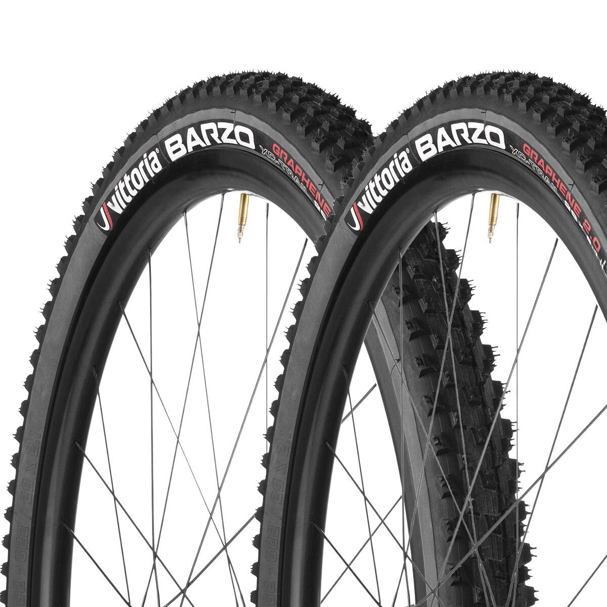 Vittoria Barzo G2.0 XC Trail + Mezcal G2.0 XC Trail 29in Tire Set Anthracite/Black, XC-Trail/TNT, 29x2.25in