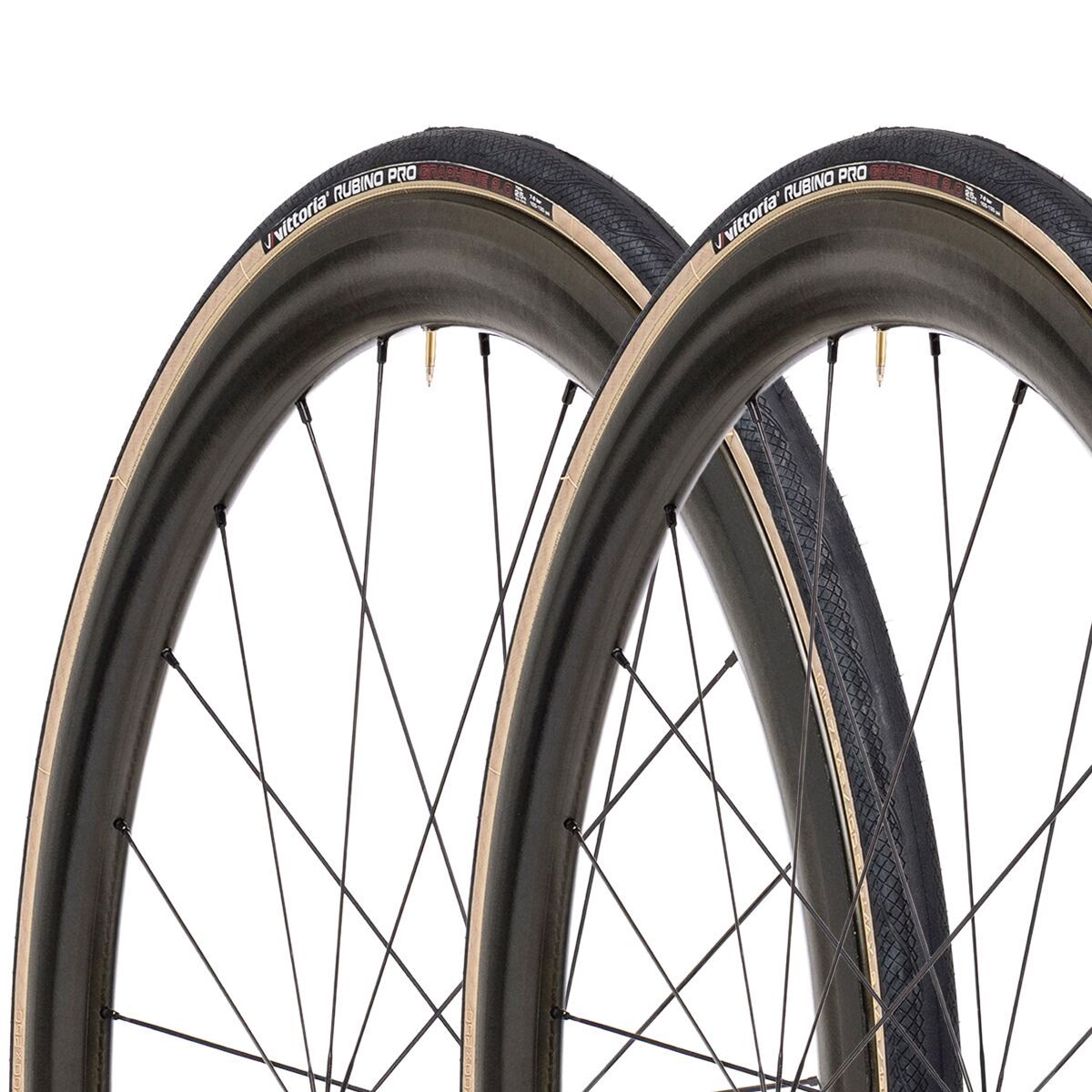 Vittoria Vittoria Rubino Pro G2.0 LTD Clincher Tire Set Gumwall, 700x25