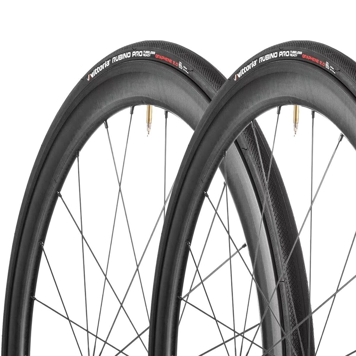 Vittoria Vittoria Rubino Pro G2.0 Tubeless Tire Set Black, 700x25