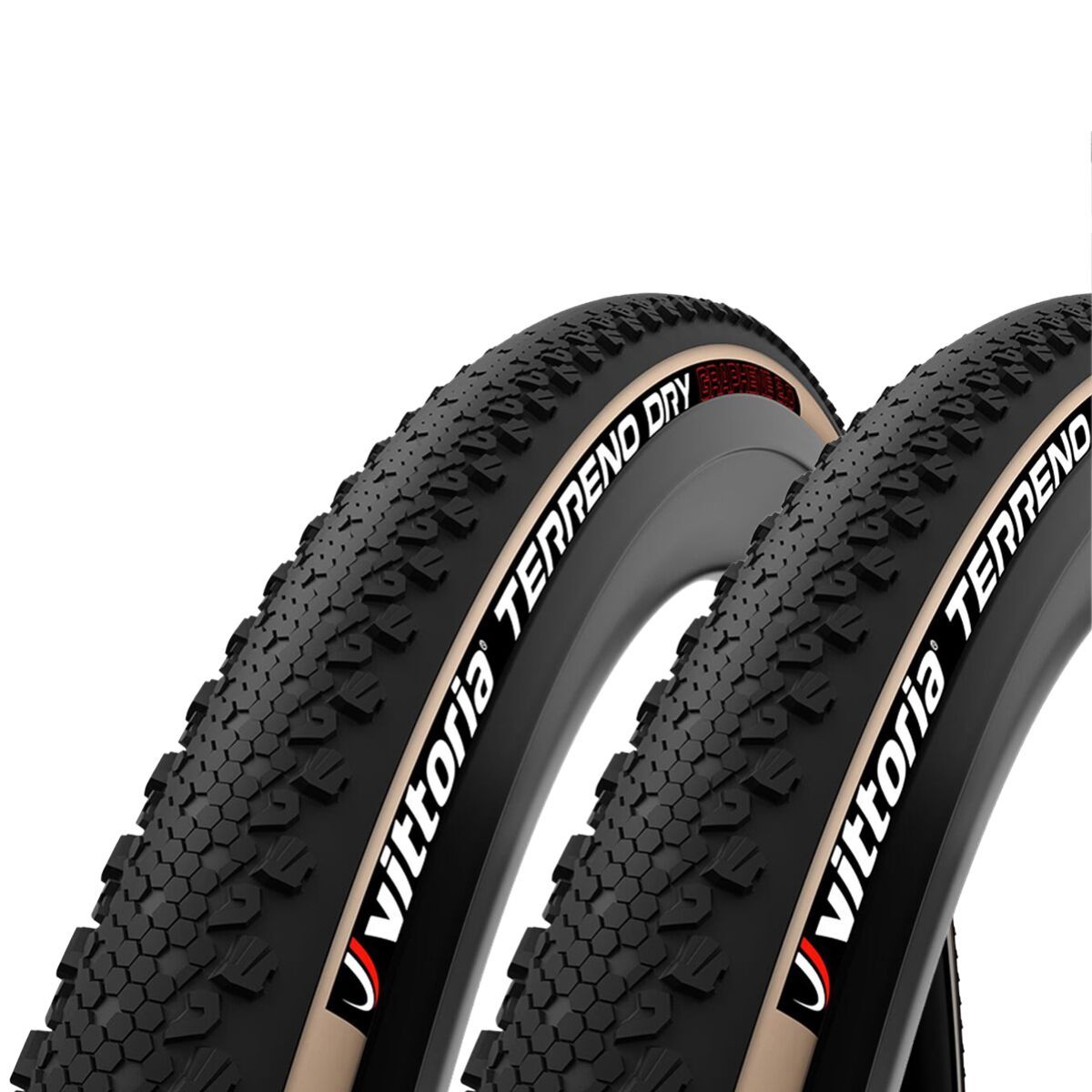Vittoria Vittoria Terreno Dry G2.0 TLR Tire Set Tan/Black, 700x38