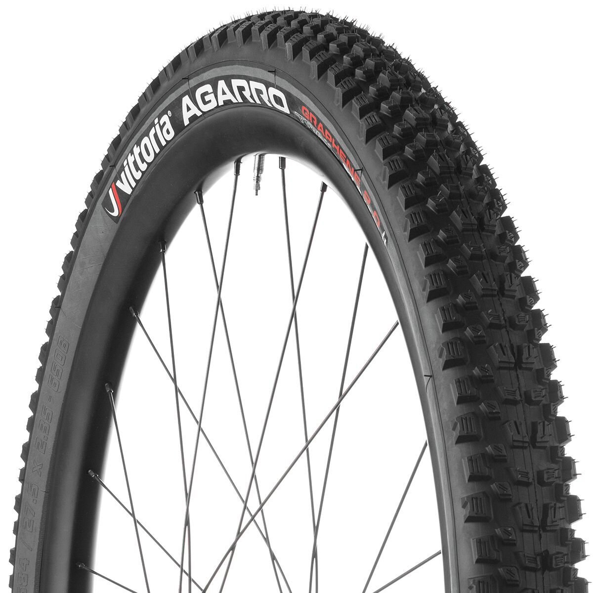 Vittoria Vittoria Agarro G2.0 Trail 4C 27.5in TLR Tire Set Anthracite/Black, 27.5x2.6