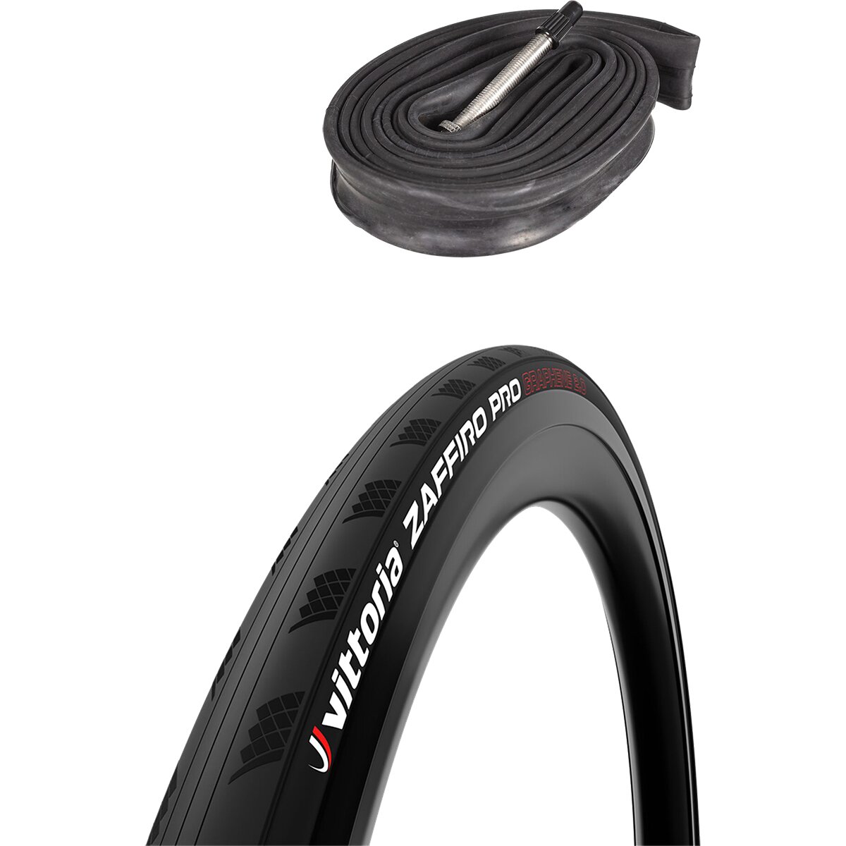 Vittoria Vittoria Zaffiro Pro V Clincher Tire and Tubes Set Tan/Black/Black, 700x28, 48mm Presta - $81.80 at Competitive Cyclist