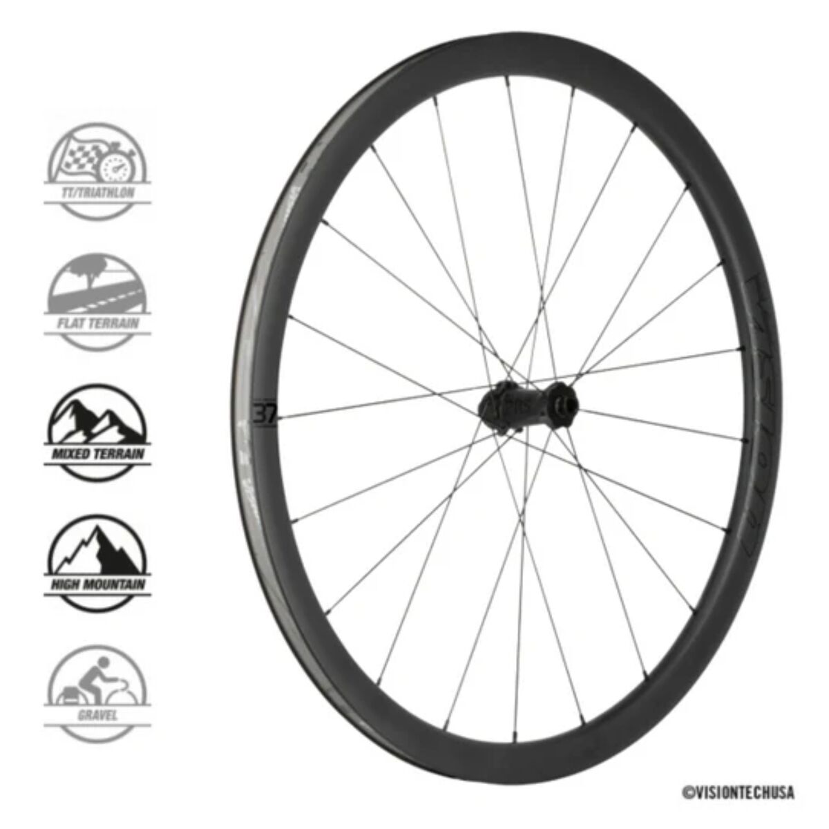 未使用品Vision METRON 30 SL DISC CL/TL カーボン Vision METRON 30