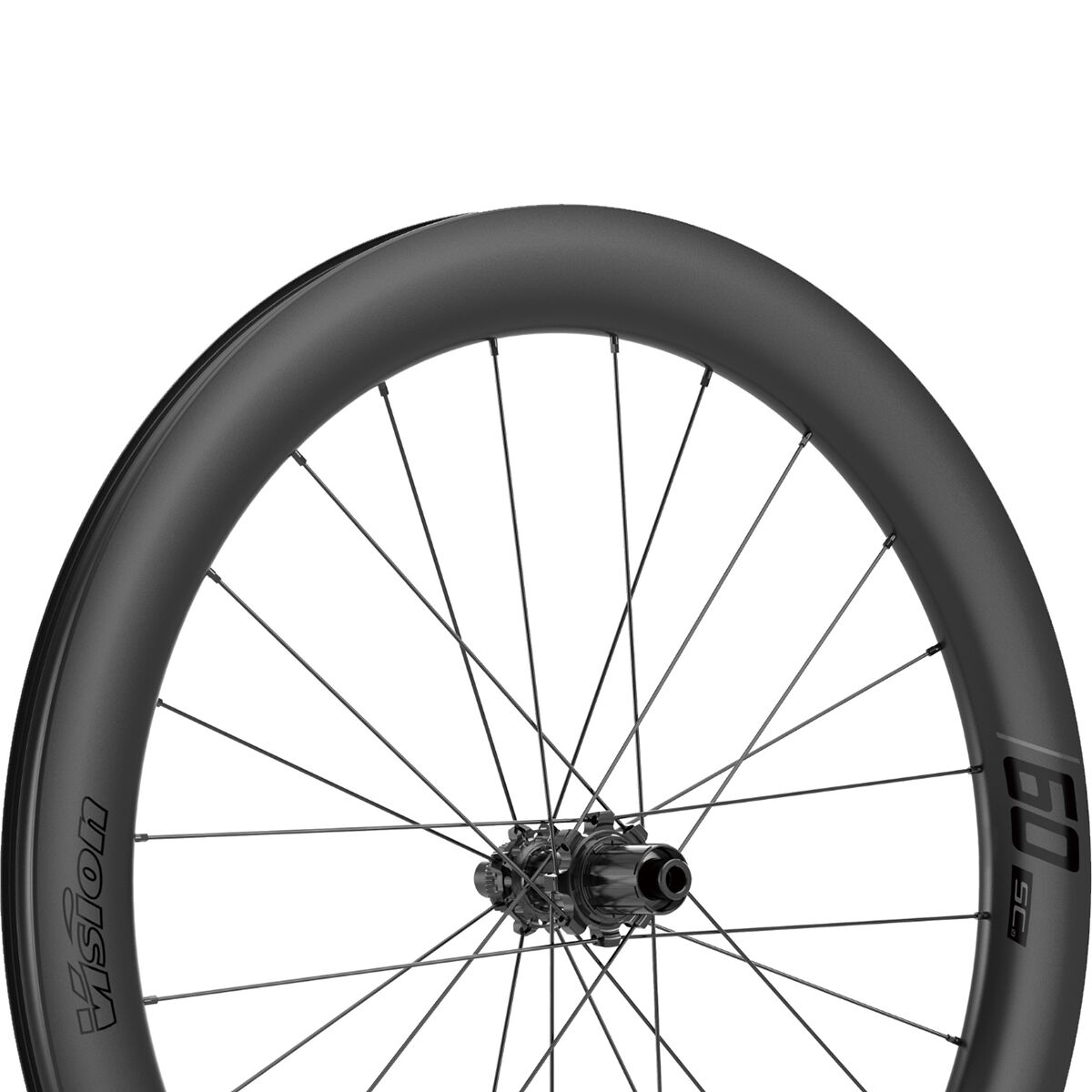Vision Vision SC60 i23 Carbon TL Wheelset Black, XDR, 3-Pawl