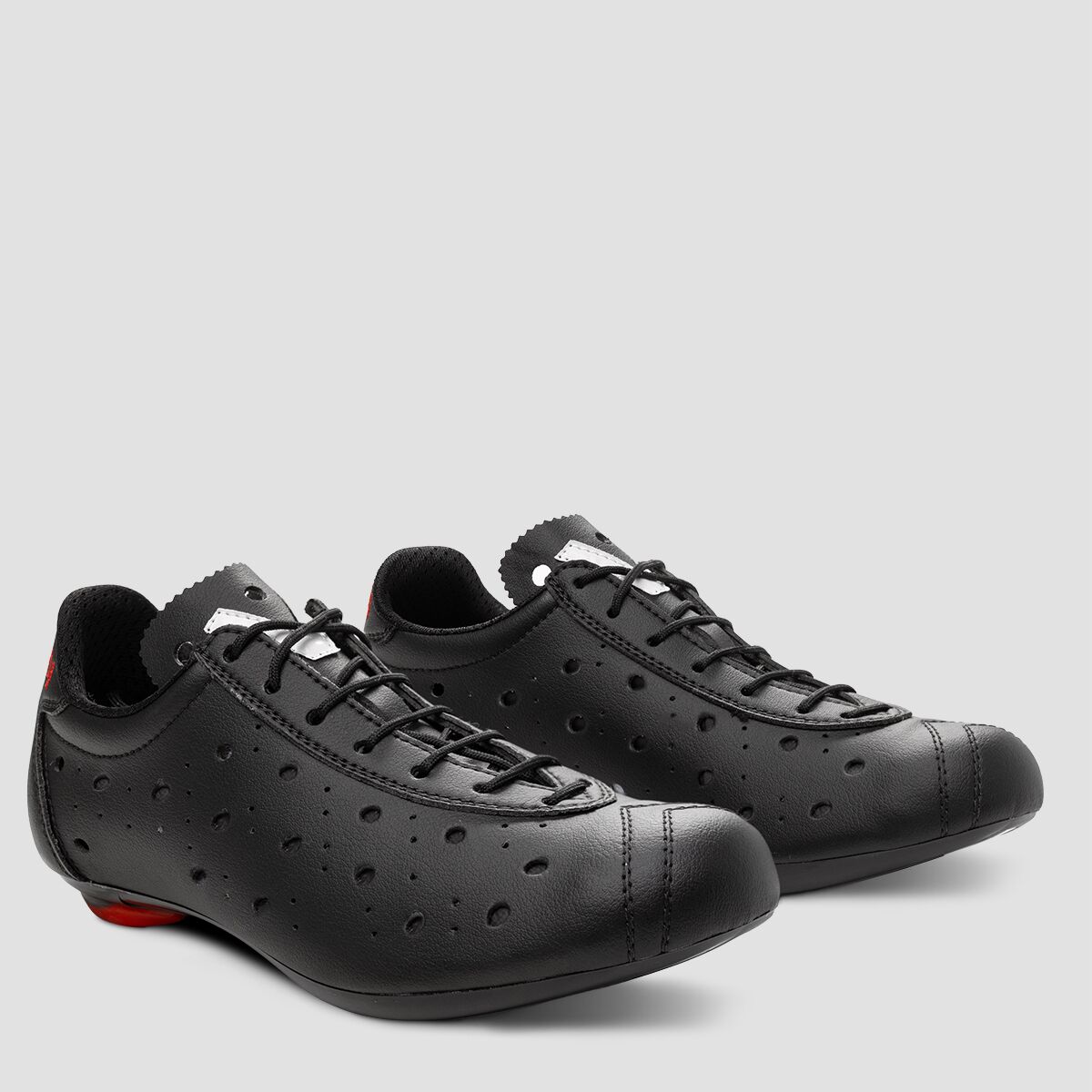 NEW VITTORIA men\'s 1976 classic bianco line mtb cycling shoes in chocolate Vittoria Cycling Shoes - 1976 Series Black – VeloStalgia main image 2