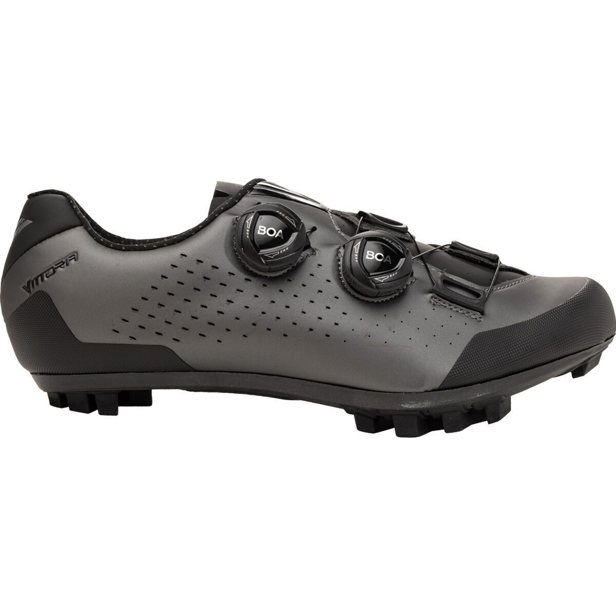 Vittoria Cycling Shoes Nox Cycling Shoe Grey/Black, 40.5