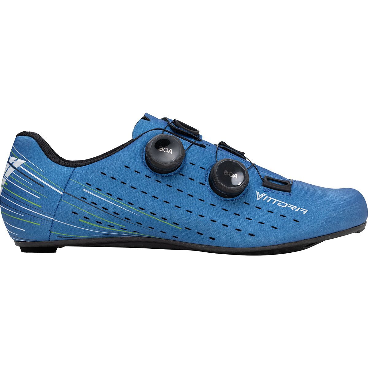 Vittoria Cycling Shoes Nuvola Cycling Shoe Blue/Green, 40.5
