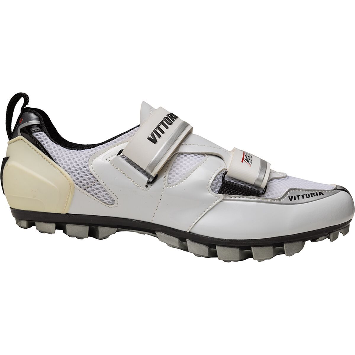 Vittoria Cycling Shoes Triathlon Mountain Bike Shoe White, 42.0 - Men's