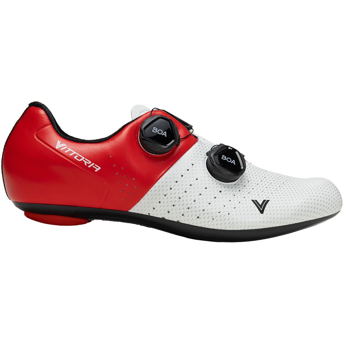 Vittoria Cycling Shoes Vittoria Cycling Shoes Veloce Cycling Shoe White/Red, 39.0