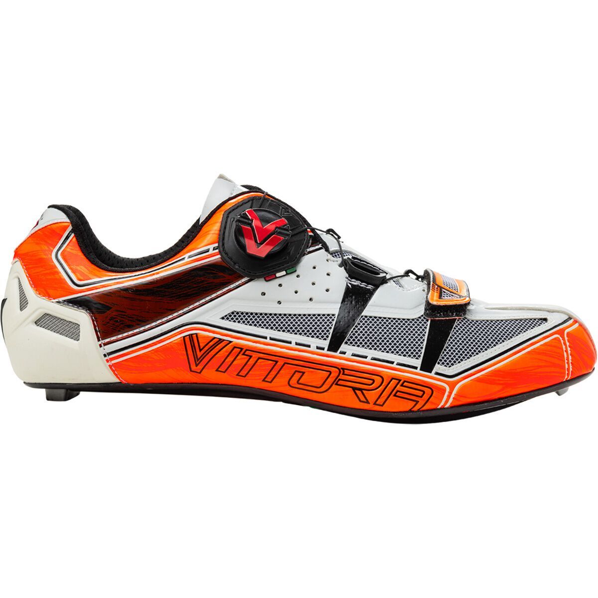 Vittoria Cycling Shoes V Spirit Evo Cycling Shoe White/Orange, 38.0