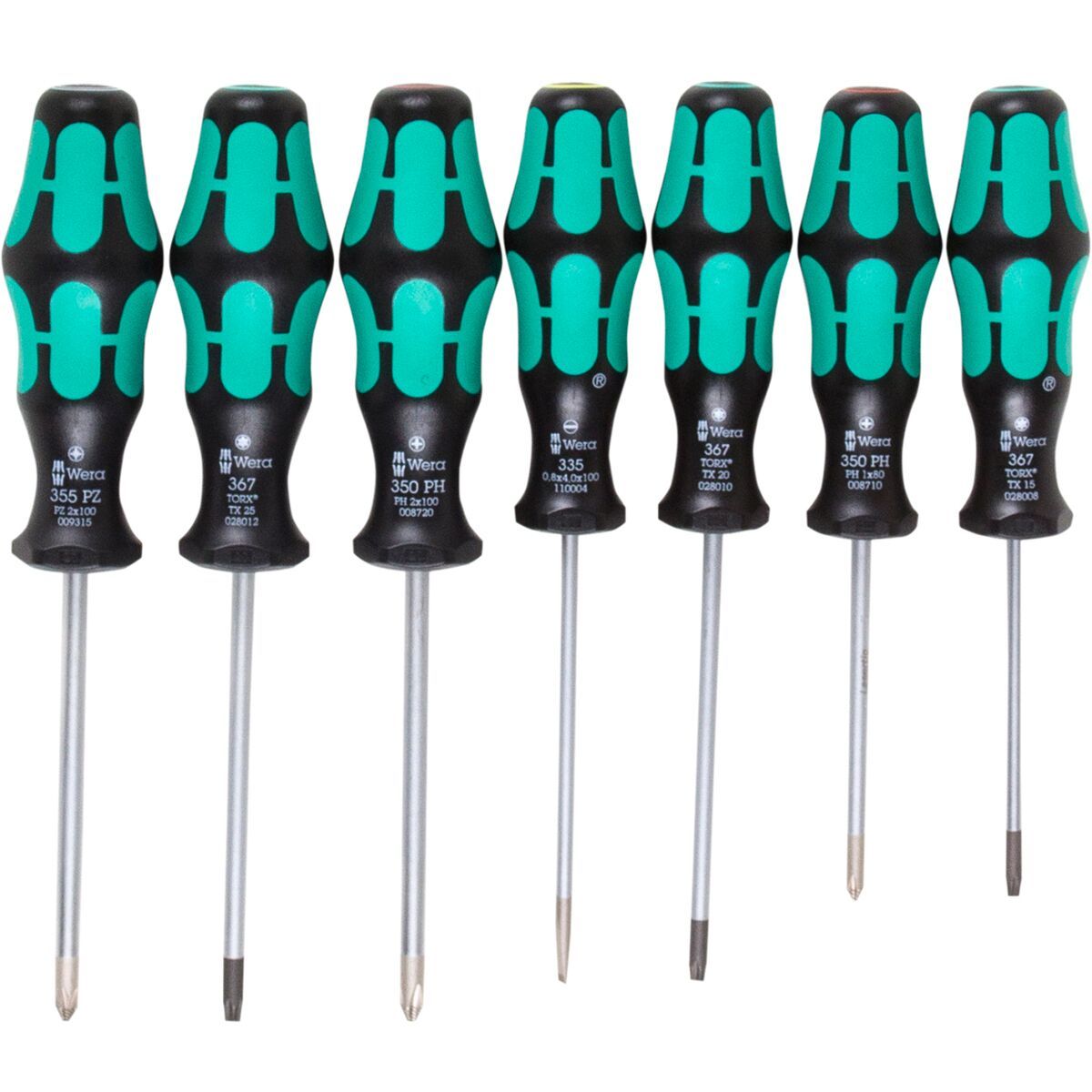 Wera Kraftform 300/7 Screwdriver Set One Color, 7 Piece Set