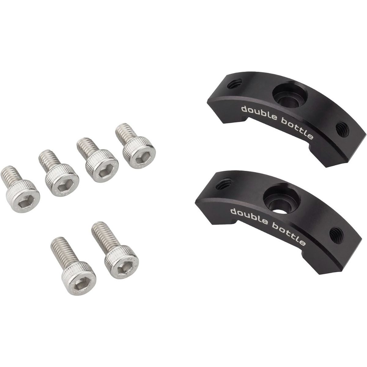 Wolf Tooth Components B-RAD Double Bottle Cage Adapter Black, One Size