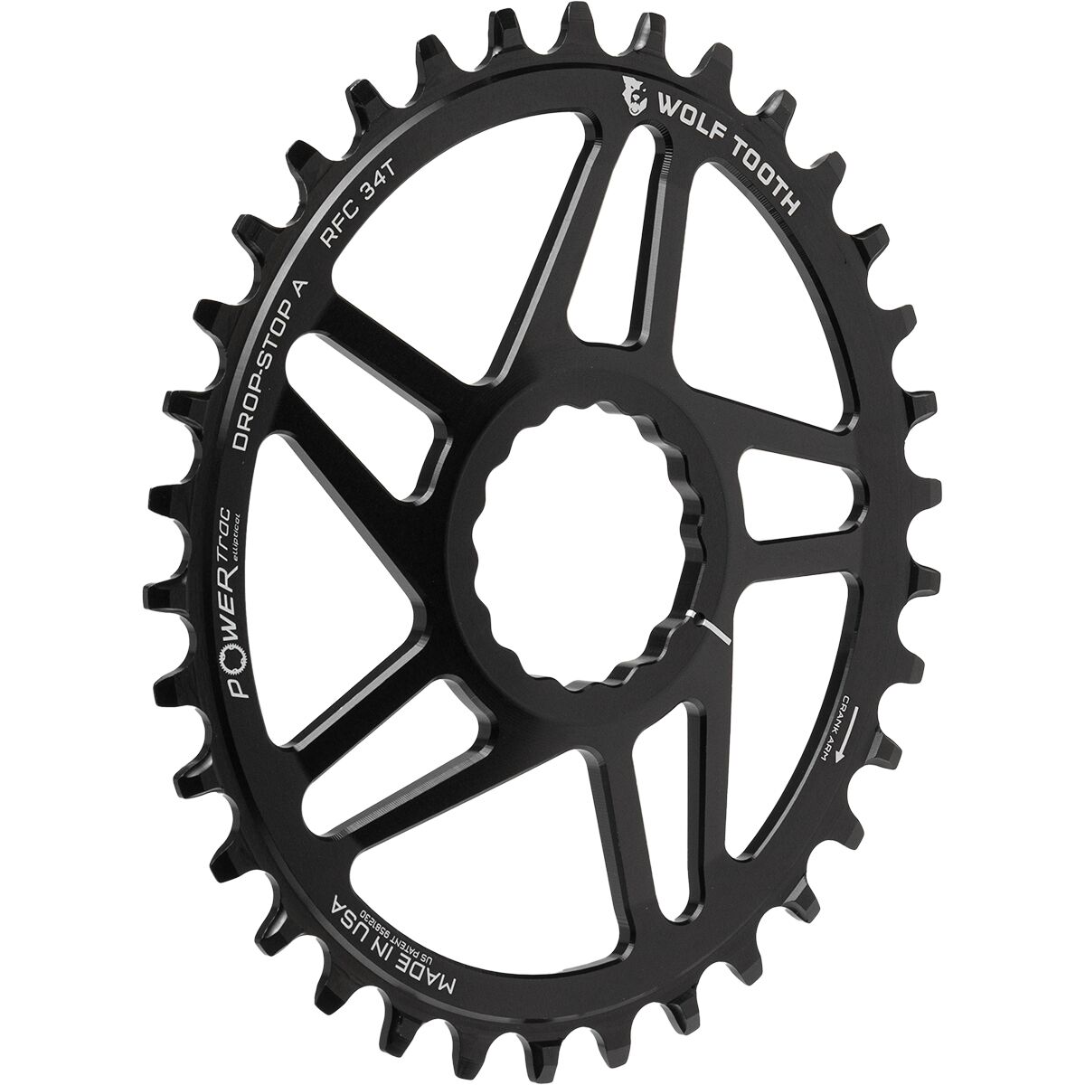 Wolf Tooth Components Drop Stop PowerTrac Race Face Cinch Direct Mount Chainring