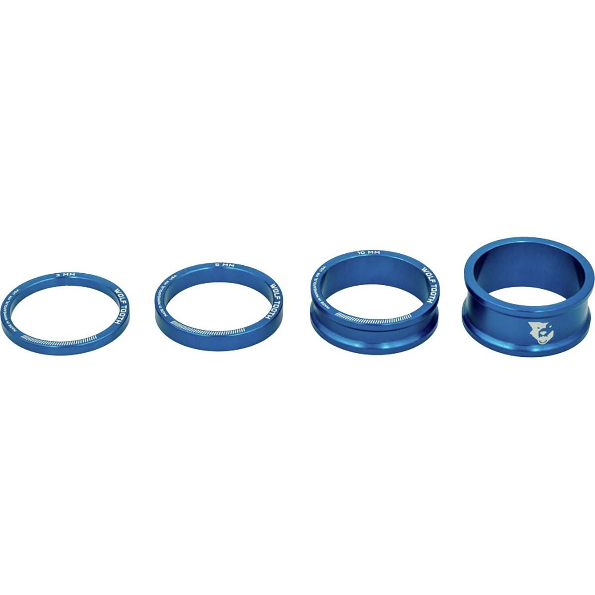 Wolf Tooth Components Headset Spacer Kit Blue, One Size