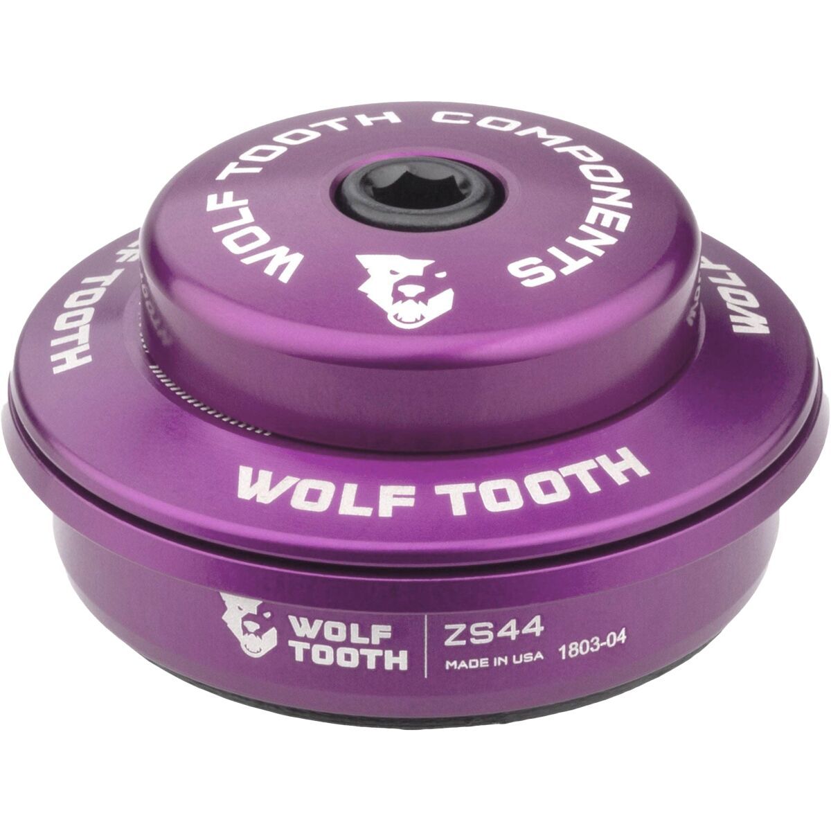 Wolf Tooth Components Performance ZS44/28.6 Upper Headset Assembly Ultraviolet Purple, 6mm Stack