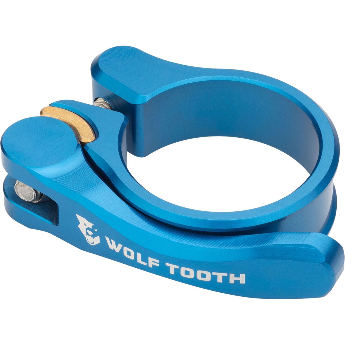 Wolf Tooth Components Quick Release Seatpost Clamp Blue, 29.8mm