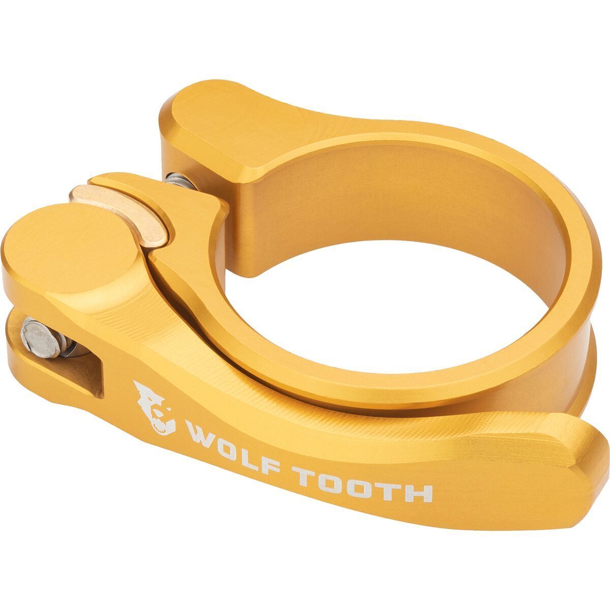 Wolf Tooth Components Quick Release Seatpost Clamp Gold, 29.8mm