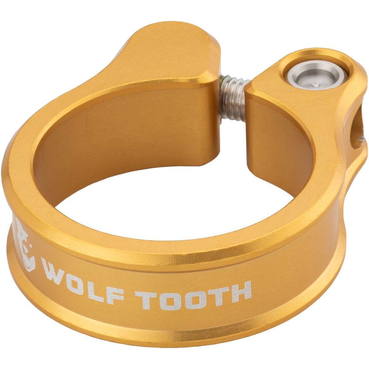 Wolf Tooth Components Seatpost Clamp Gold, 28.6mm