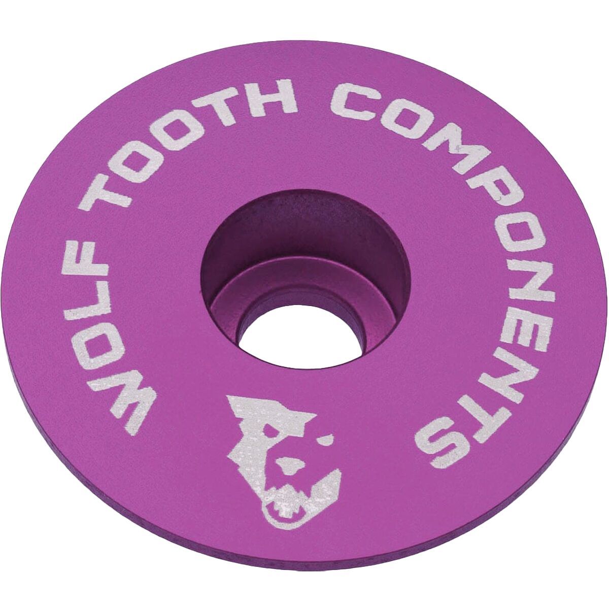 Wolf Tooth Components Ultralight Stem Cap Ultraviolet Purple, 1 1/8in Steerer