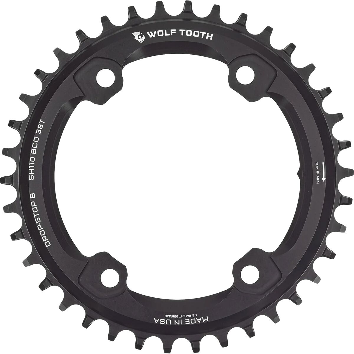 Wolf Tooth Components Drop Stop B Asymmetric 4-Bolt Shimano GRX