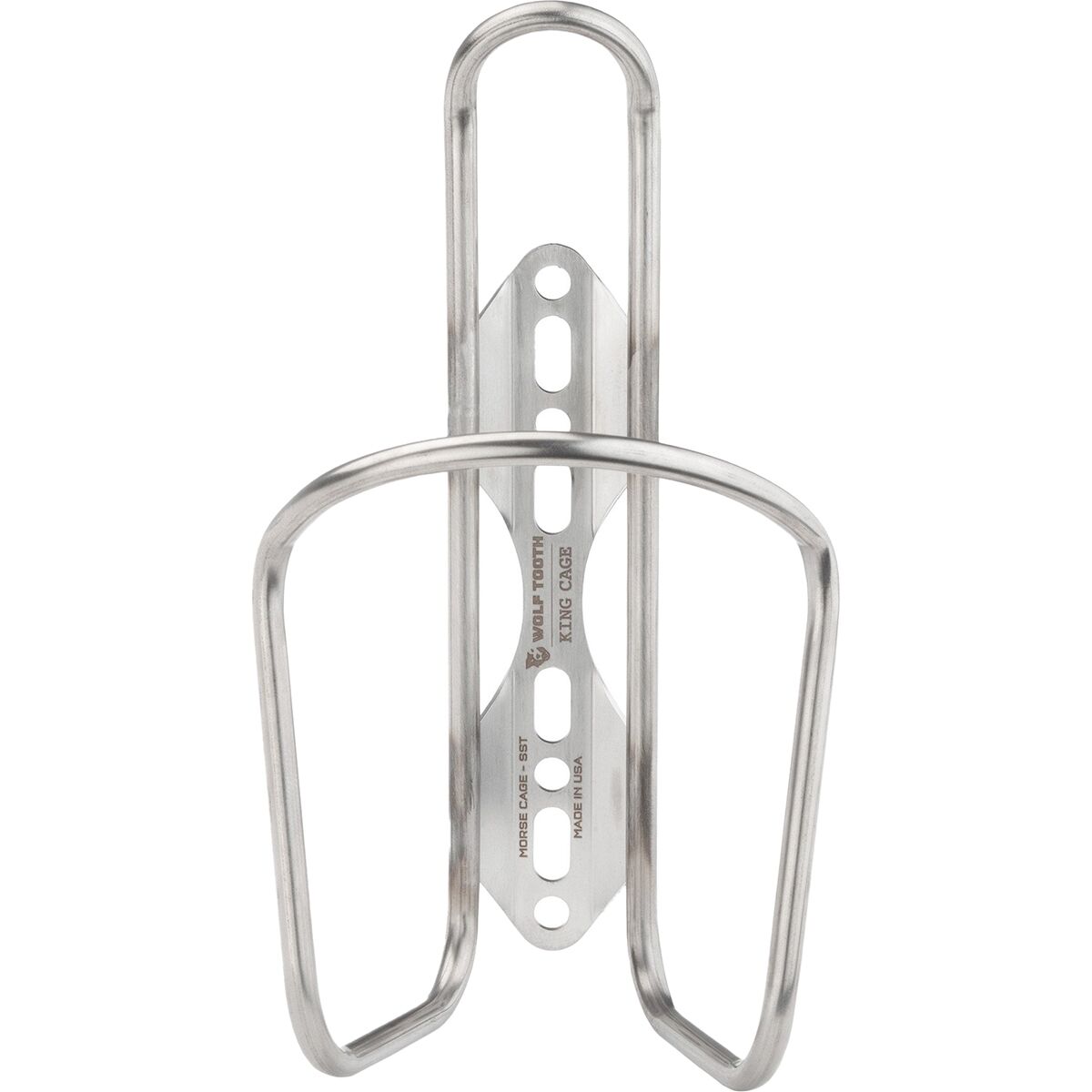 Wolf Tooth Components Morse Titanium Bottle Cage Ti, One Size