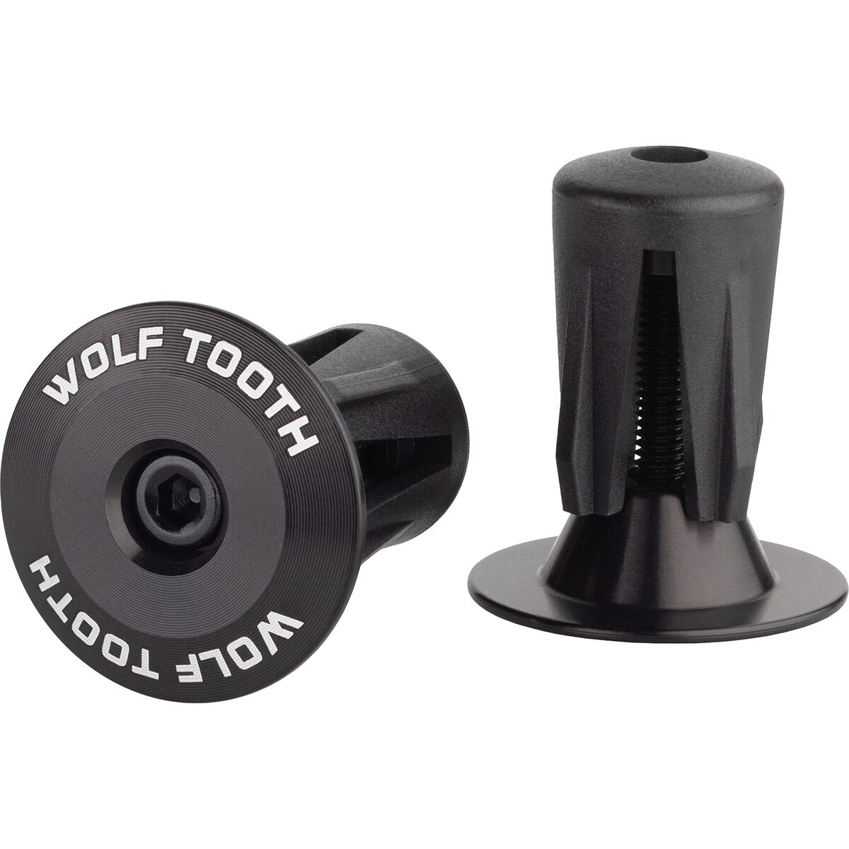 Wolf Tooth Components Alloy Bar Ends Black, One Size