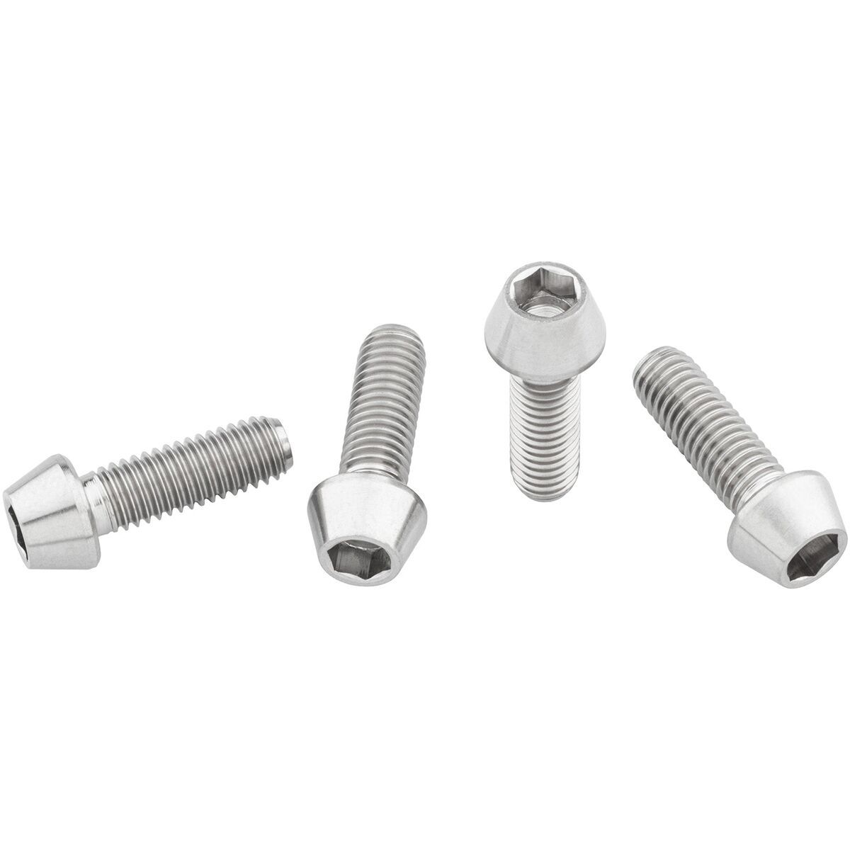 Wolf Tooth Components Ti Water Bottle Cage Bolts Ti, Standard, 4 Pack