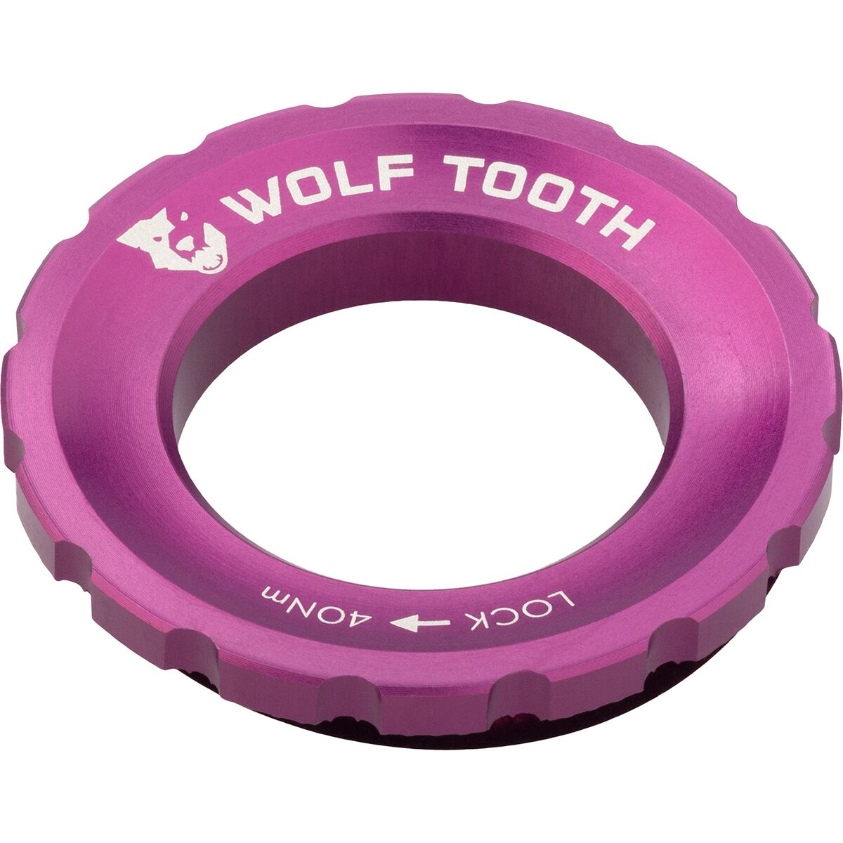 Wolf Tooth Components Wolf Tooth Components Centerlock Lockring Purple, Single/QR/12mm/15mm/20mm