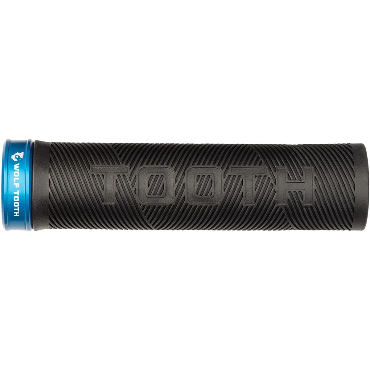 Wolf Tooth Components Wolf Tooth Echo Lock-On Grip Black Grip/Blue Collar, One Size