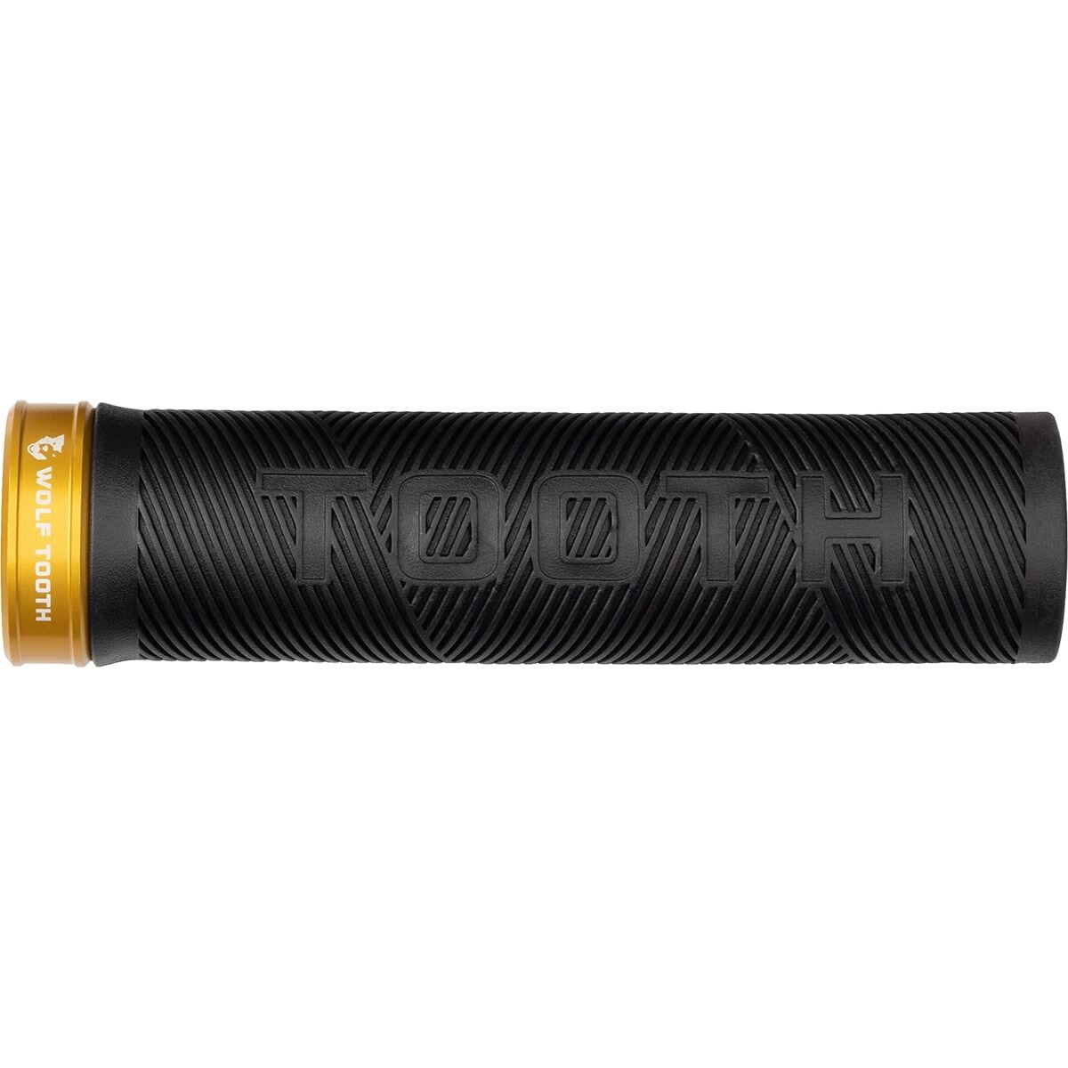 Wolf Tooth Components Wolf Tooth Echo Lock-On Grip Black Grip/Gold Collar, One Size