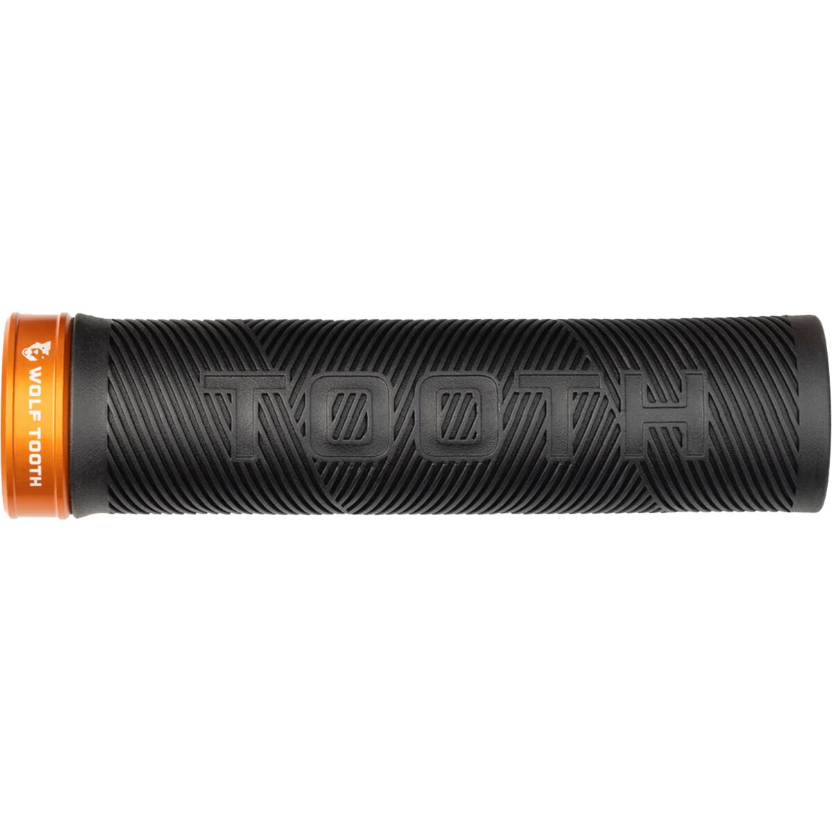 Wolf Tooth Components Wolf Tooth Echo Lock-On Grip Black Grip/Orange Collar, One Size
