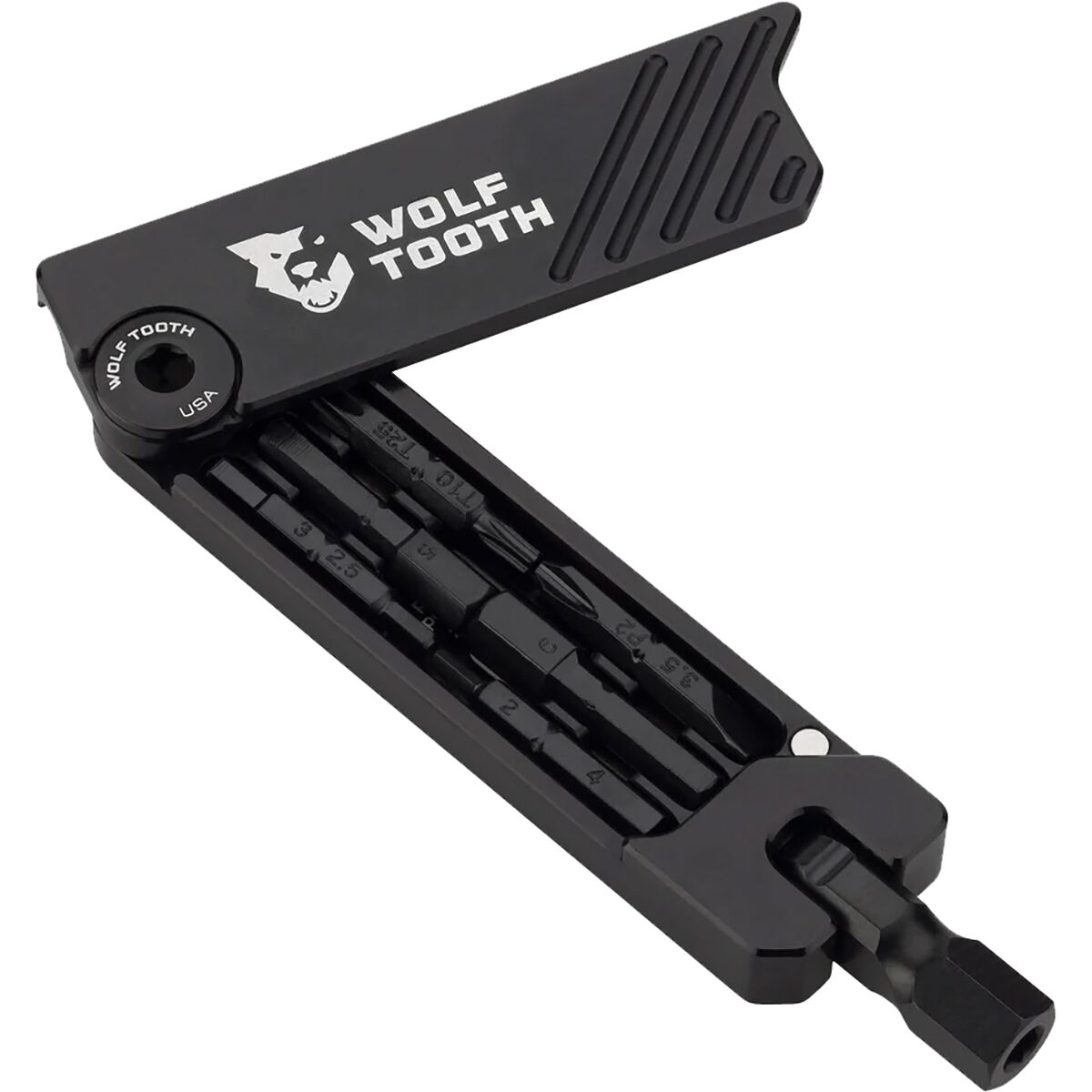 Wolf Tooth Components Wolf Tooth Components 6-Bit Hex Wrench Multi-Tool Black Bolt, One Size