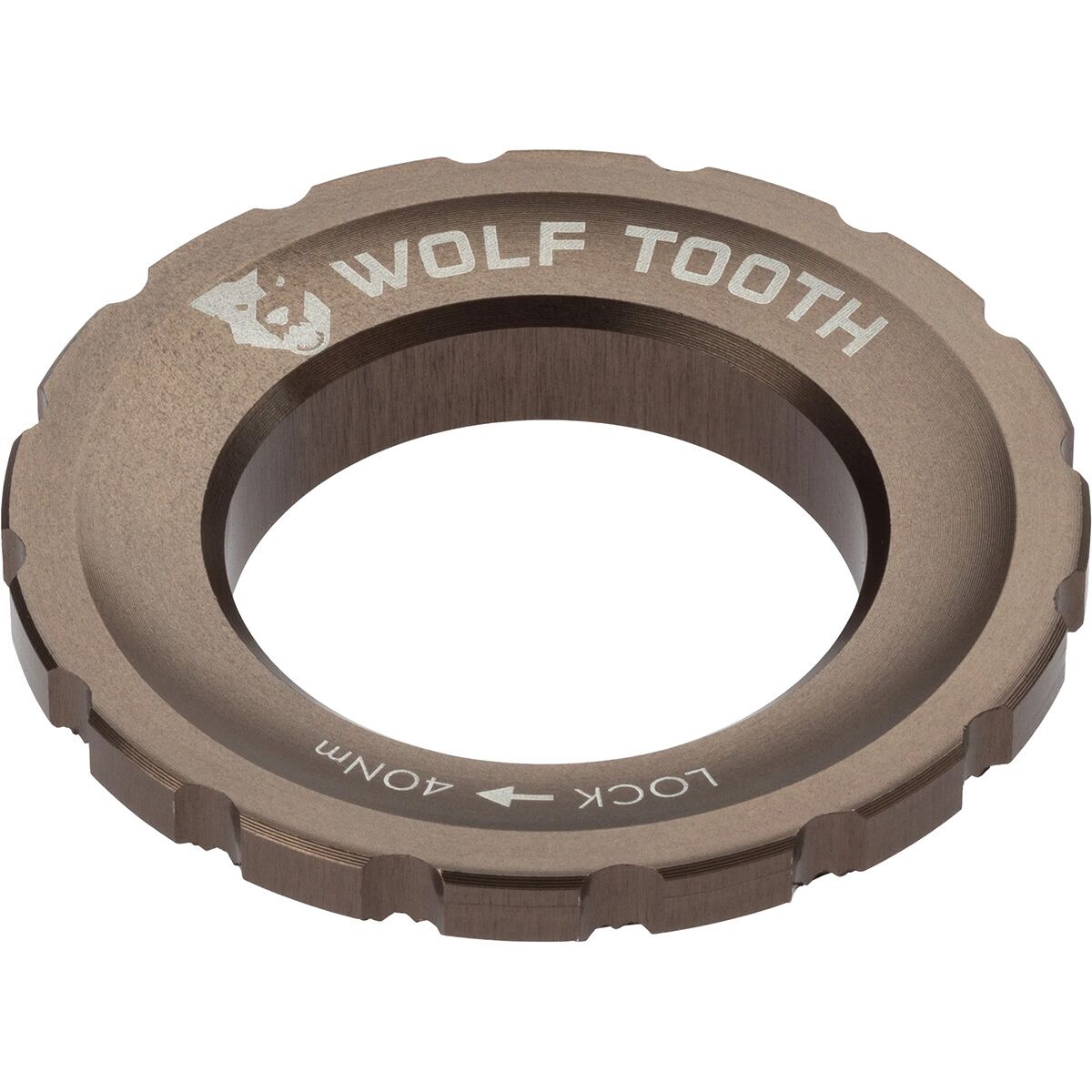 Wolf Tooth Components Wolf Tooth Components Centerlock Rotor Lockring - Limited Edition Espresso, One Size