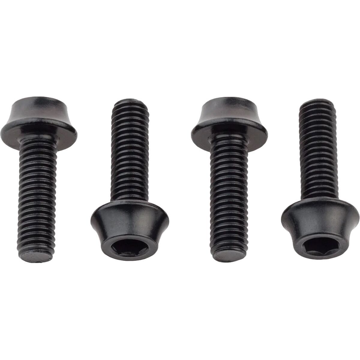 Wolf Tooth Components Water Bottle Cage Bolts Black, One Size