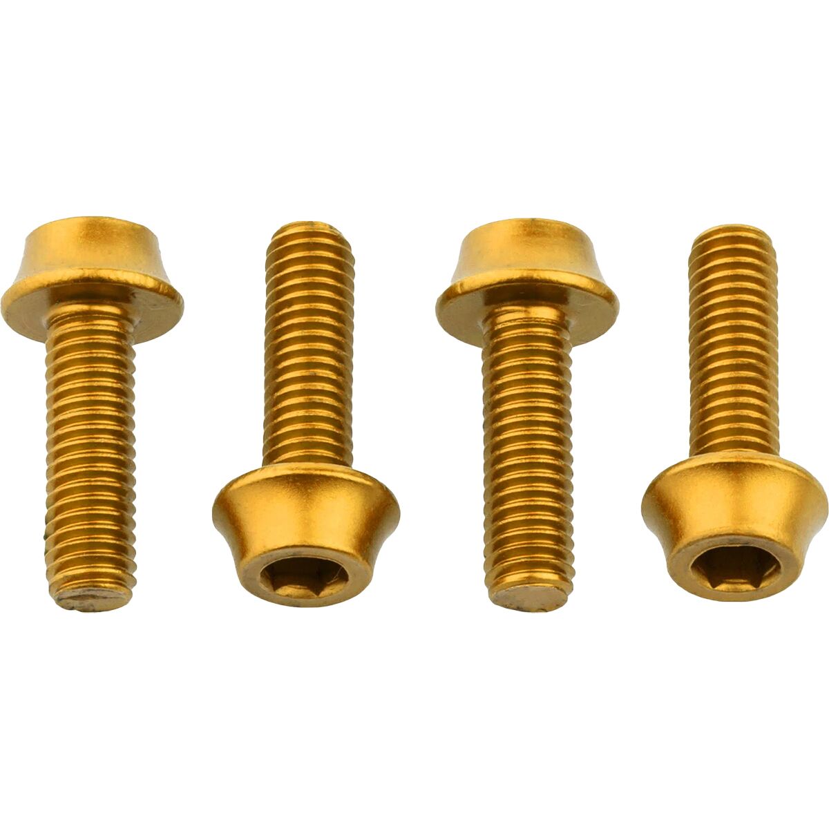 Wolf Tooth Components | Water Bottle Cage Bolts Gold | Aluminum