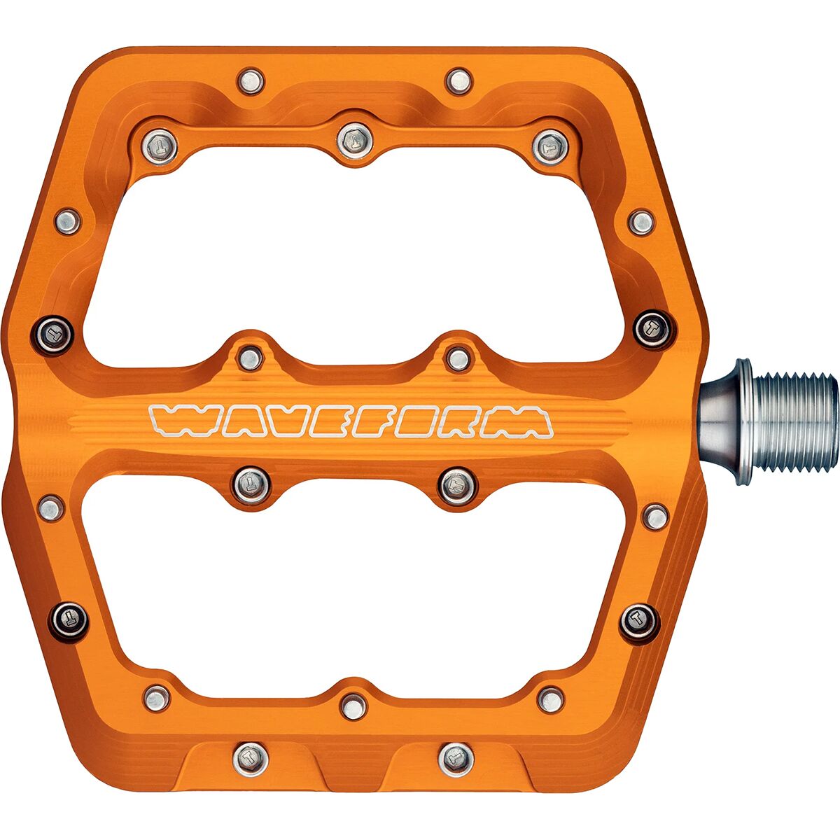 Wolf Tooth Components Wolf Tooth Components Waveform Aluminum Pedals Orange, S