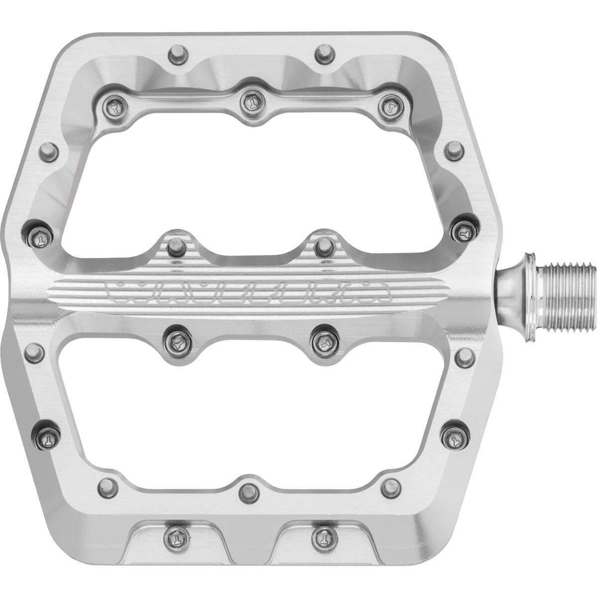 Wolf Tooth Components Wolf Tooth Components Waveform Aluminum Pedals Silver, L
