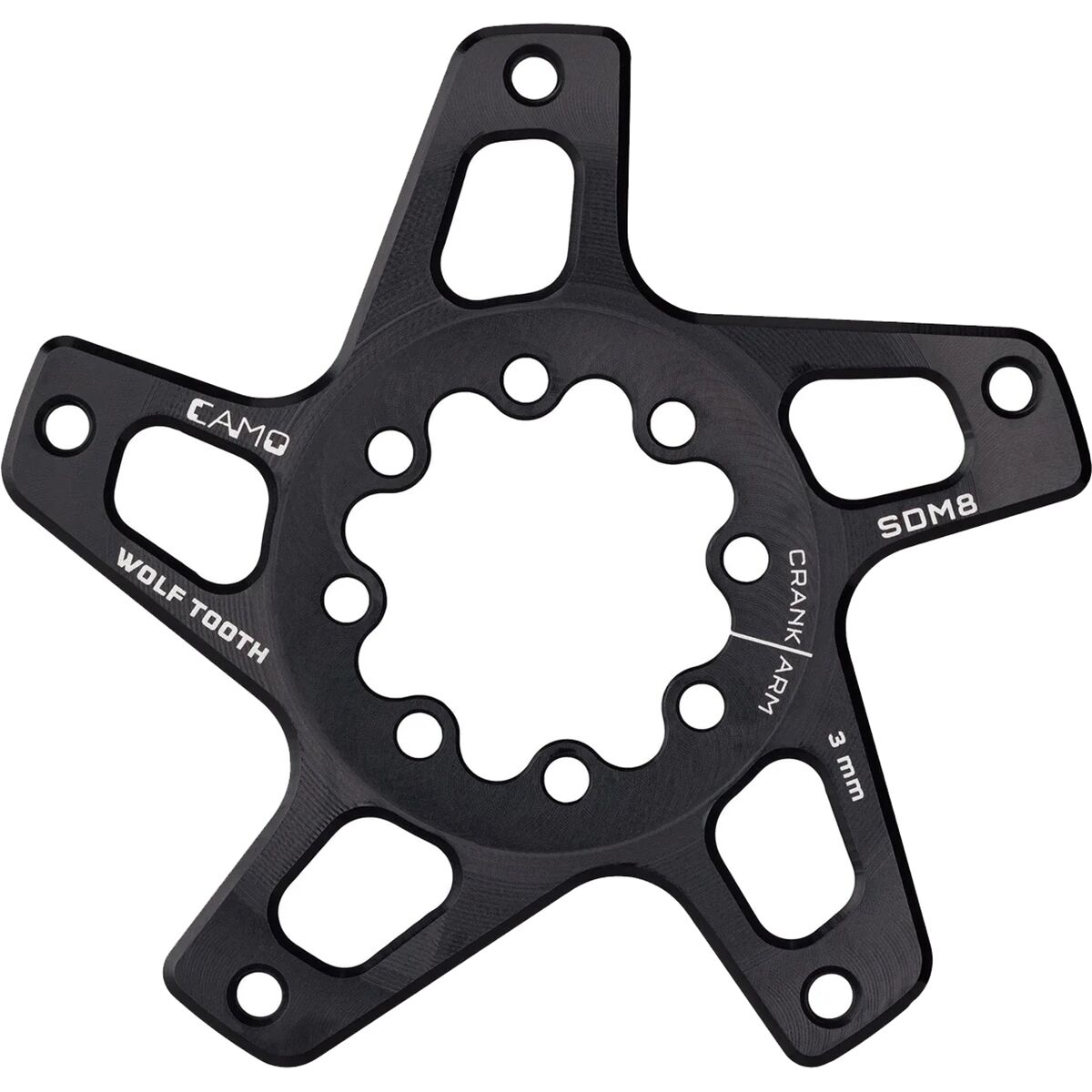 Wolf Tooth Components Wolf Tooth Components CAMO Direct Mount Spider for Sram One Color, M5 Offset