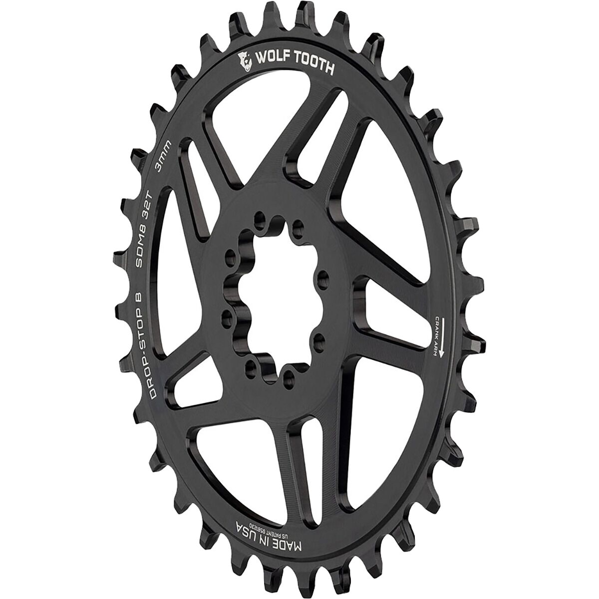 Wolf Tooth Components SRAM T-Type Chainring One Color, 36t, 0mm Offset