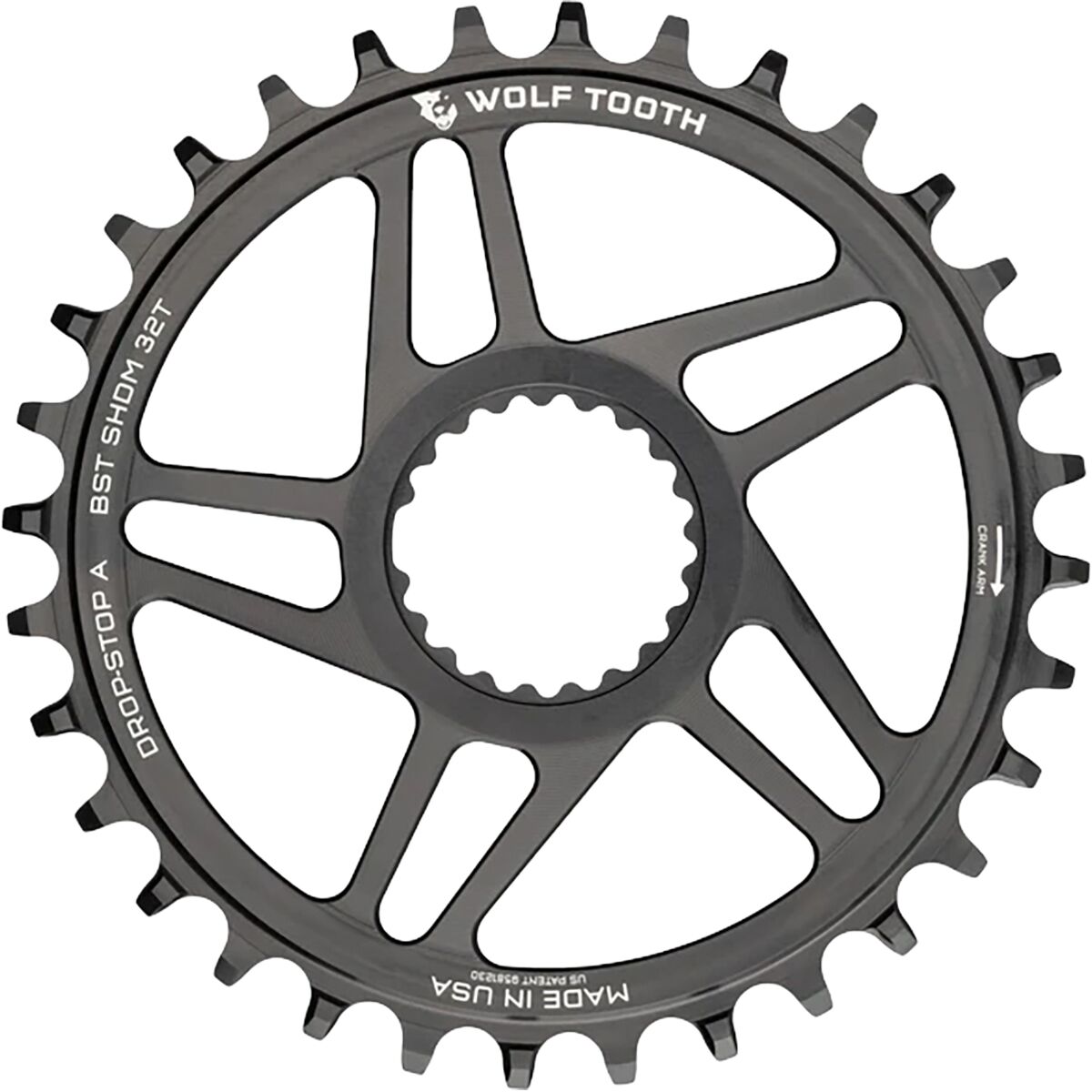 Wolf Tooth Components Shimano Boost 12-Spd Oval Chainring One Color, 36t