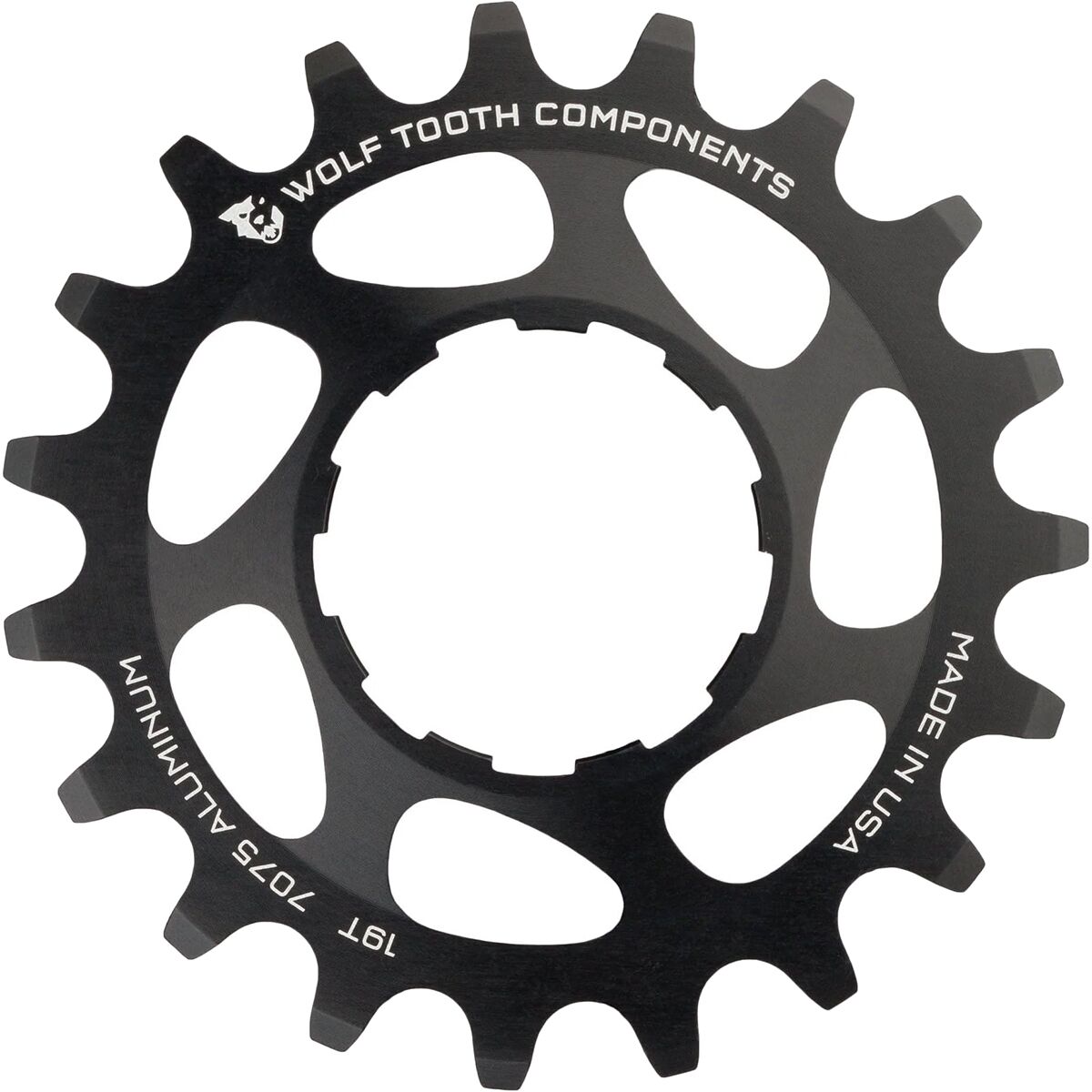 Wolf Tooth Components Wolf Tooth Components Alloy Single Speed Cog Black, 22t