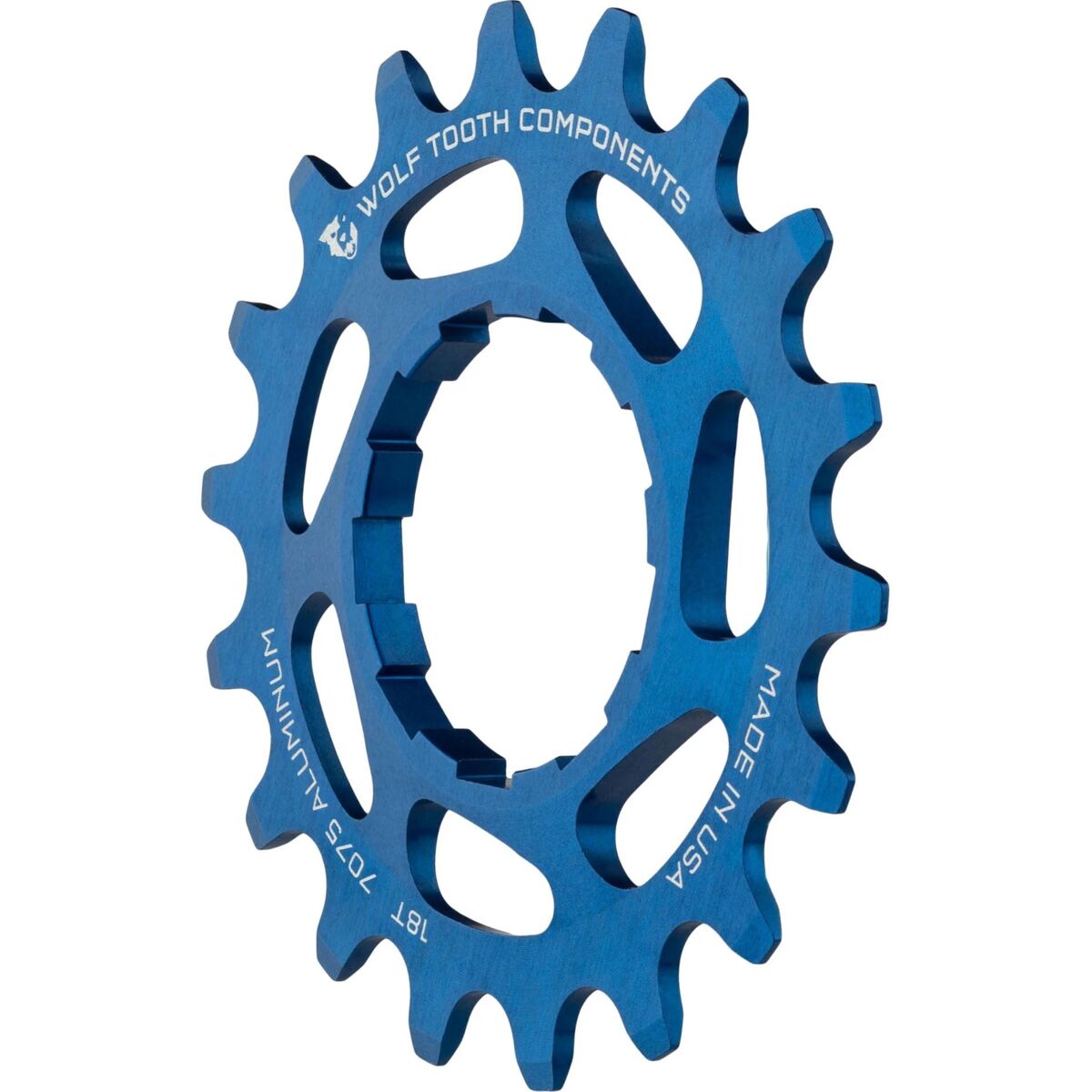 Wolf Tooth Components Wolf Tooth Components Alloy Single Speed Cog Blue, 18t