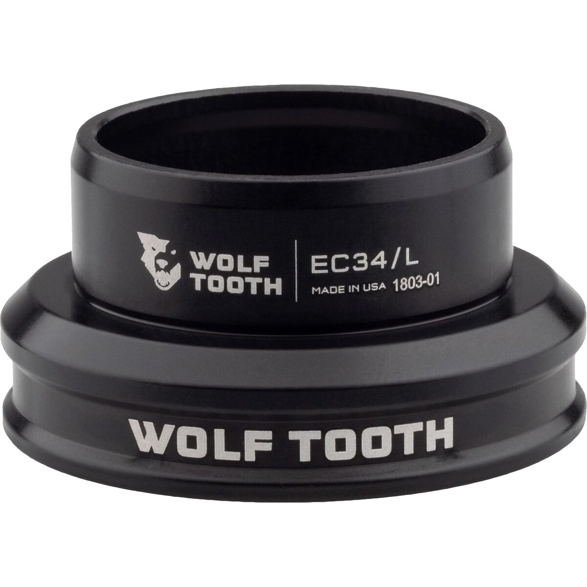 Wolf Tooth Components EC34/30 Premium Lower Headset Black, EC34/30
